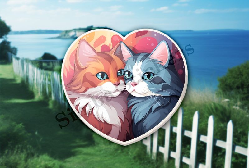 Cats cuddling