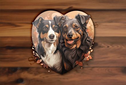 Dogs in love