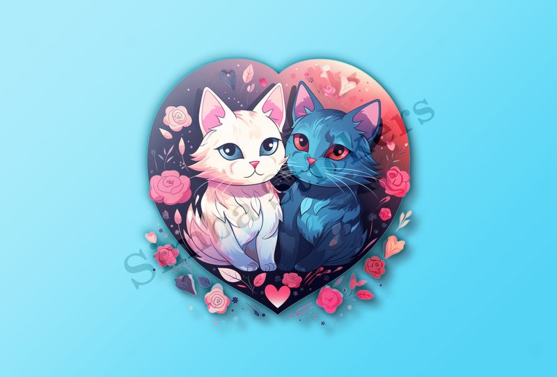 Cats in love