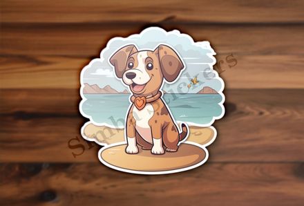 Dog on the beach