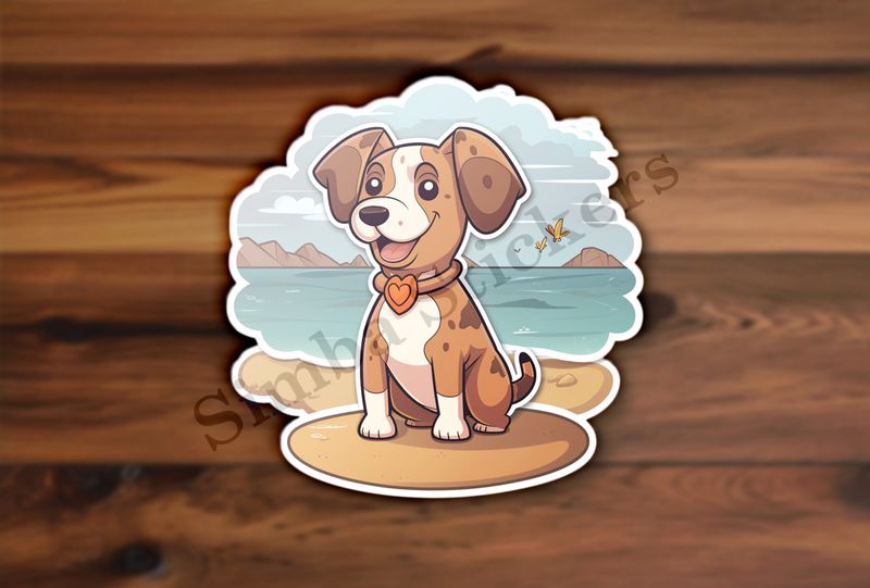 Dog on the beach