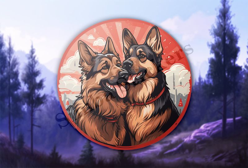 Dogs in love