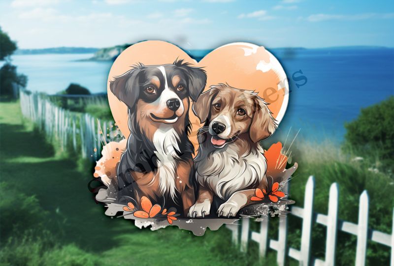 Dogs in love