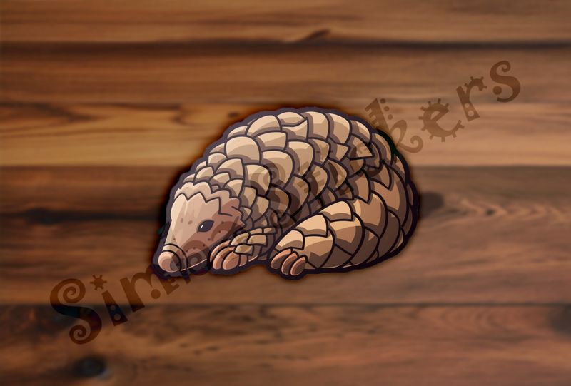 Pangolin resting