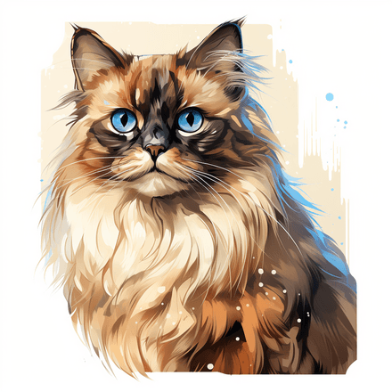 Himalayan cats, image set, 10 images
