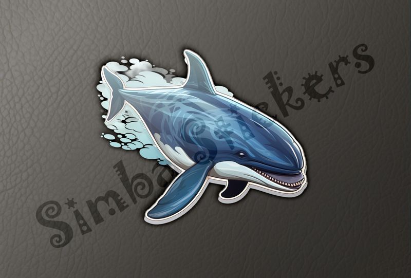 Whale showing long row of teeth