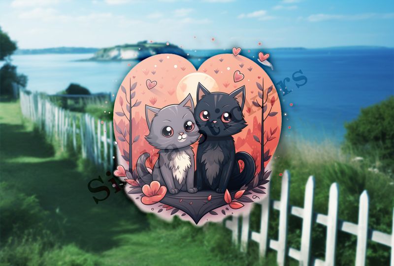 Cats in love
