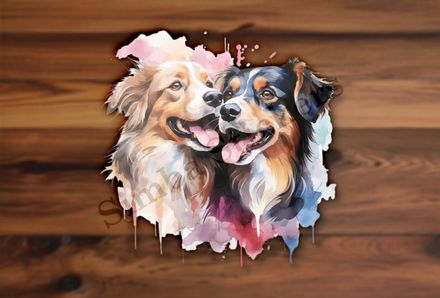 Dogs nose-to-nose