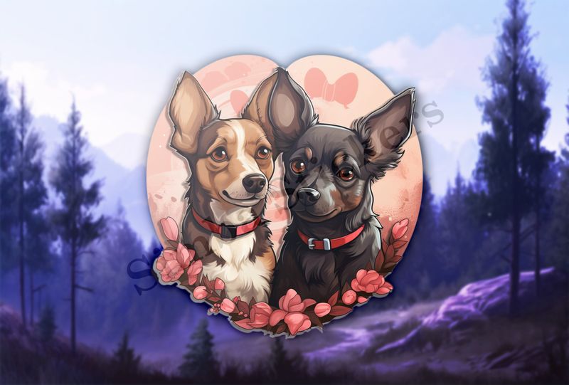 Dogs in love