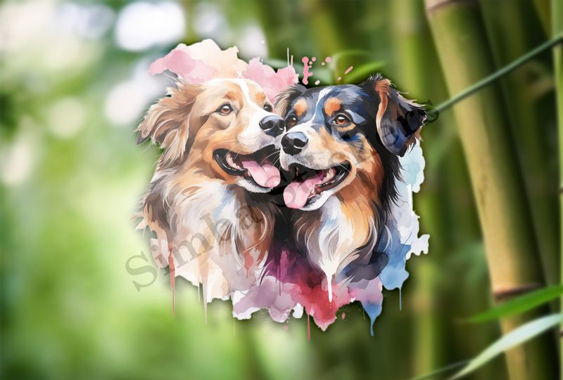 Dogs nose-to-nose