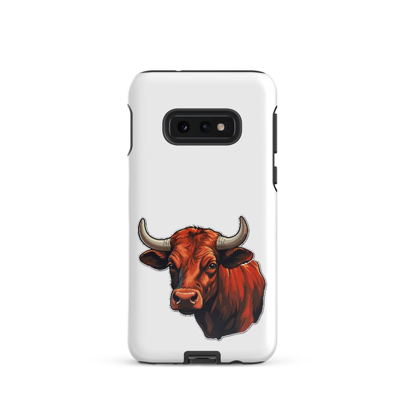 Tough Case for Samsung, Bull face, partial side view, bpor80