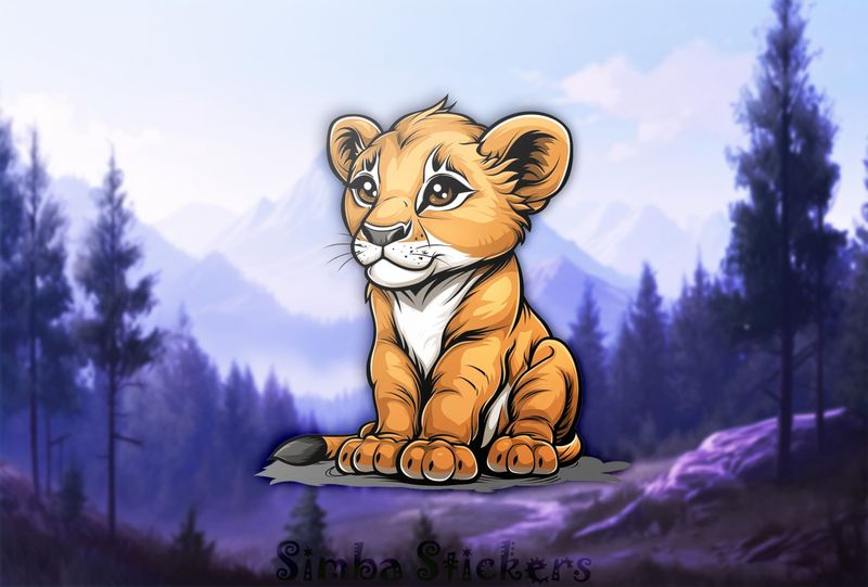 Lion cub looking a bit sad, hlvhhp