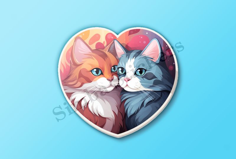 Cats cuddling