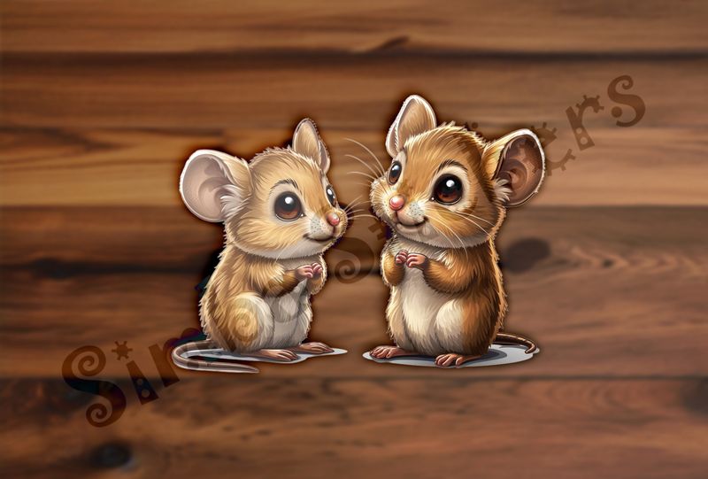 Mice looking cute together
