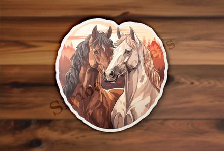 Horses in love
