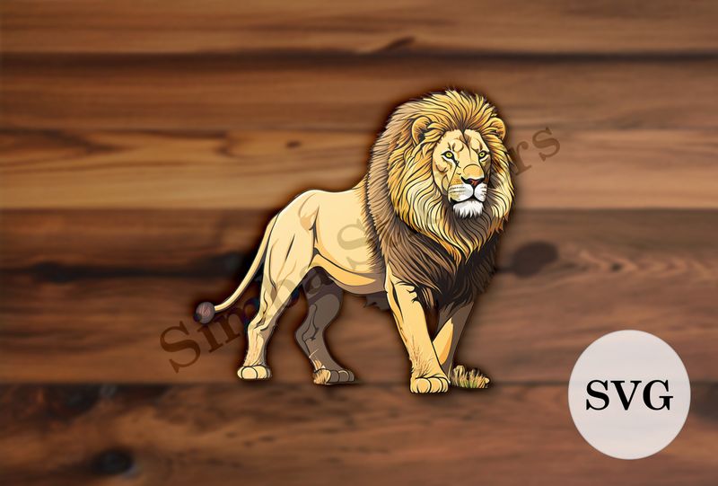 Majestic Male Lion