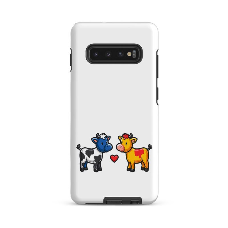 Tough Case for Samsung, Cattle, bull and cow in love, both colourful, zbyzzs
