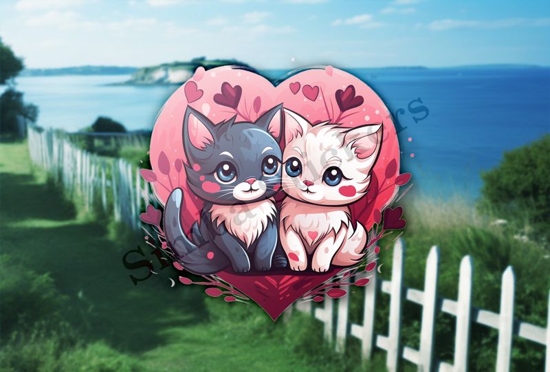 Cats in love
