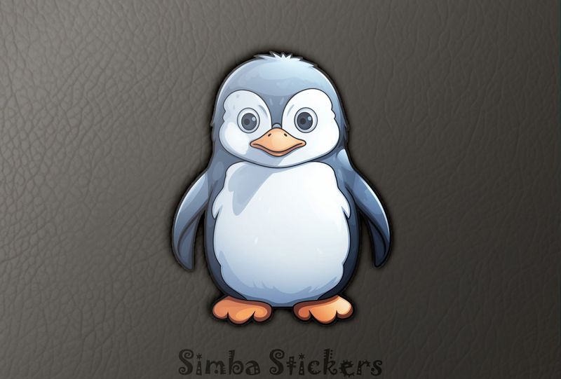 Penguin looking cute while standing, kzgyrl