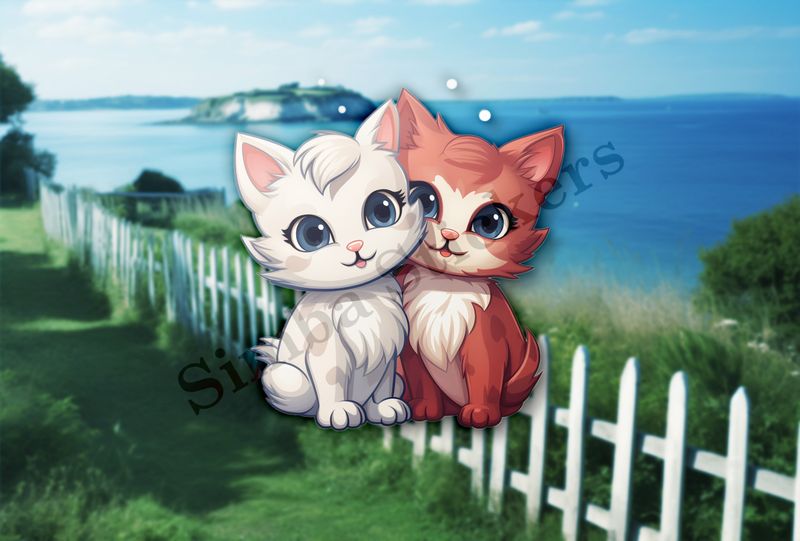 Cats in love