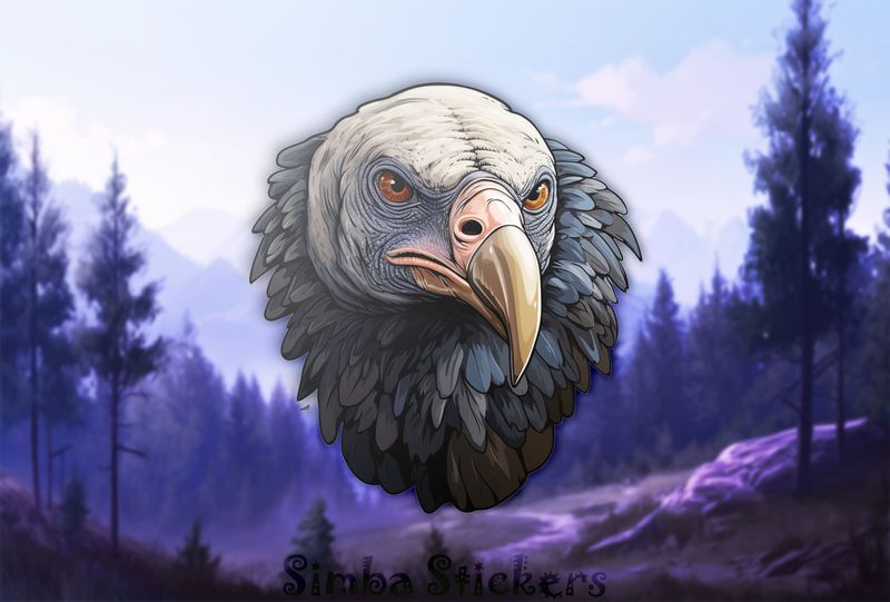 Vulture with meancing stare, jbrpmi