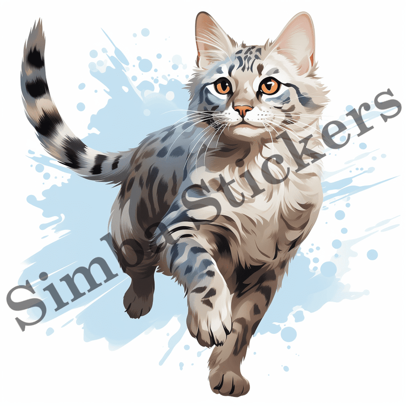 Egyptian Mau cats, image set, 10 images