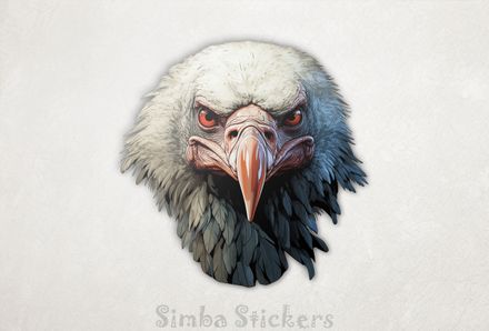 Vulture with tough stare, qwwvop