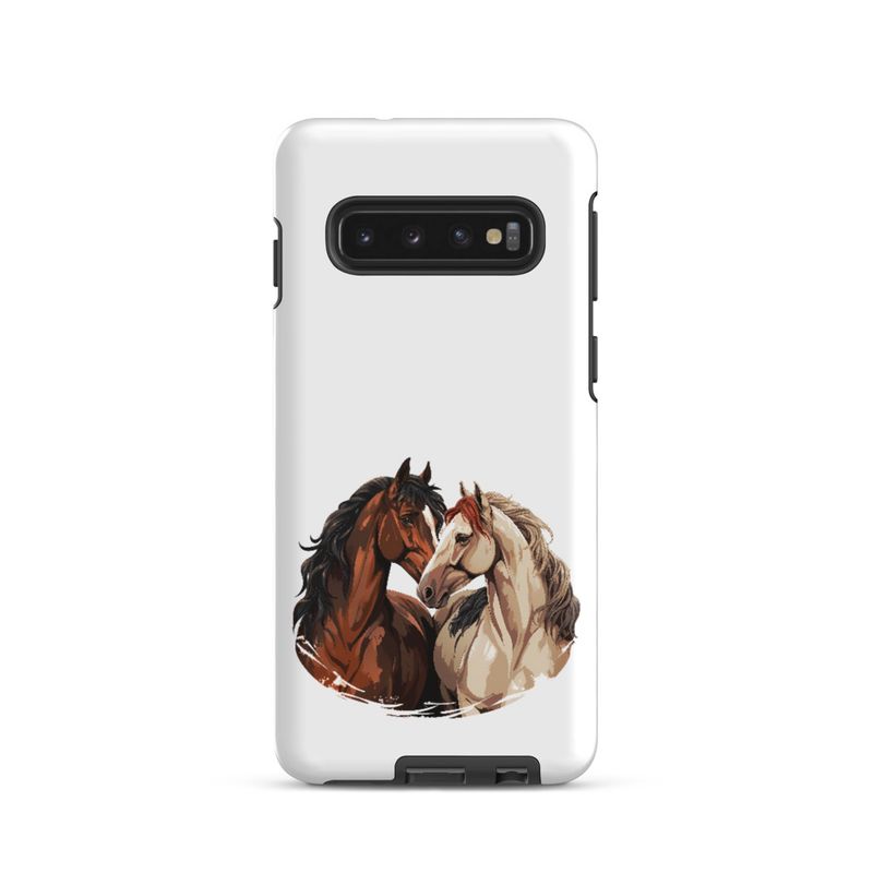Tough Case for Samsung, Horses nose-to-nose, jbgjpy