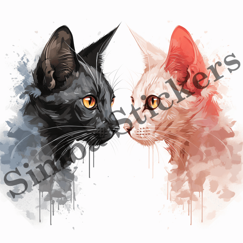 Oriental Shorthair cats, image set, 10 images