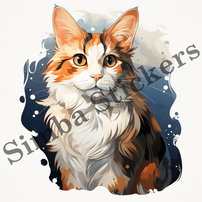 Japanese Bobtail cats, image set, 10 images