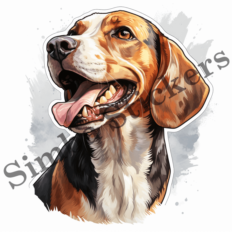 Beagle dogs, image set, 10 images