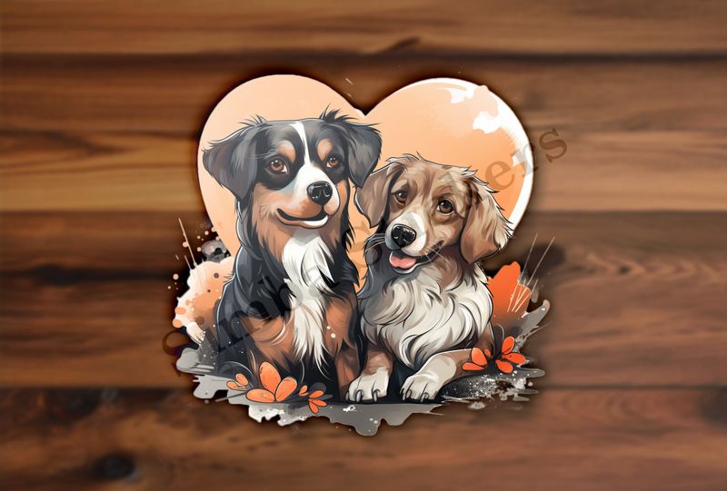 Dogs in love
