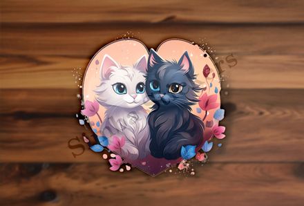 Cats in love