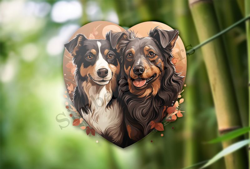 Dogs in love