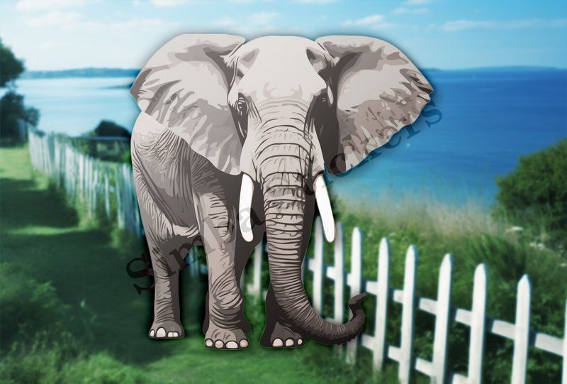 Elephant in the Savanna   