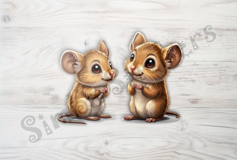 Mice looking cute together