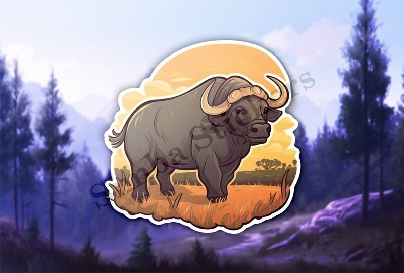 African Buffalo in the Savanna