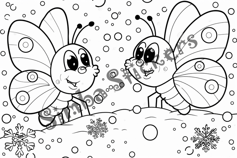 Colouring pages, bundle of butterflies, 50 images
