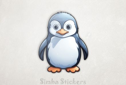 Penguin looking cute while standing, kzgyrl
