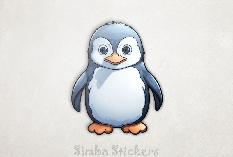 Penguin looking cute while standing, kzgyrl