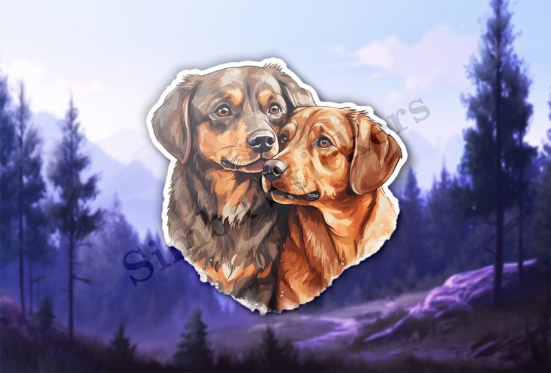 Dogs nose-to-nose