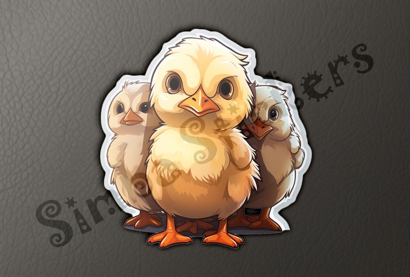 Chicks looking fierce