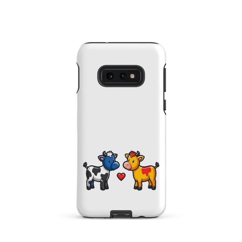 Tough Case for Samsung, Cattle, bull and cow in love, both colourful, zbyzzs