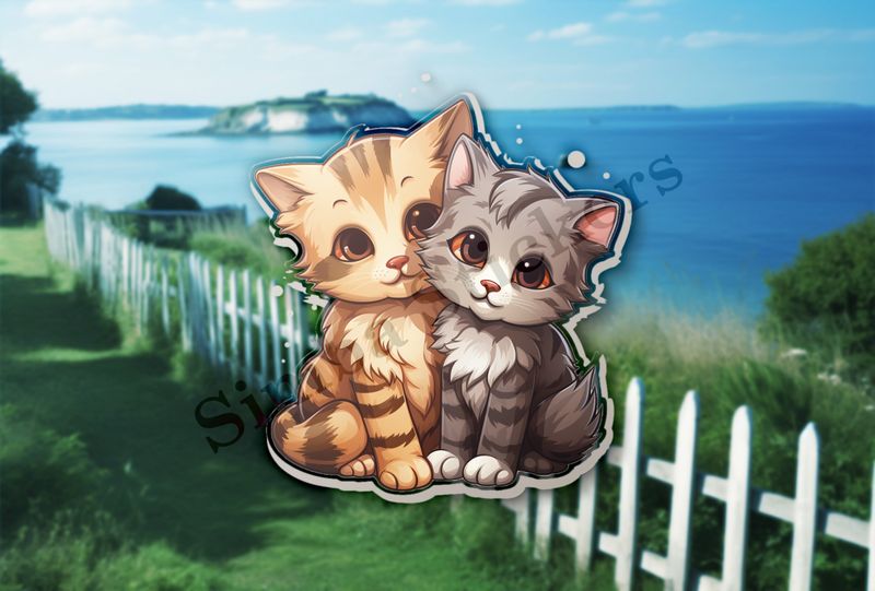 Cats cuddling