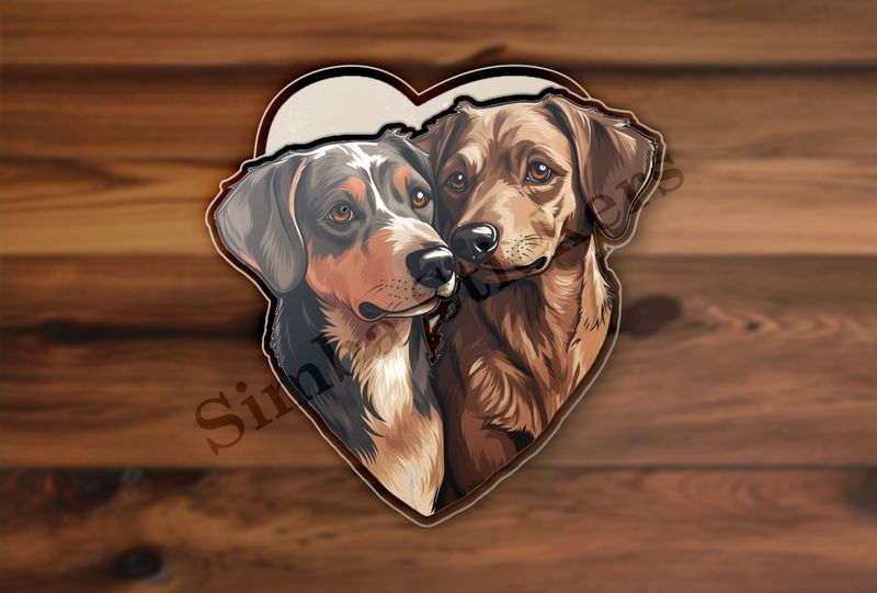 Dogs nose-to-nose