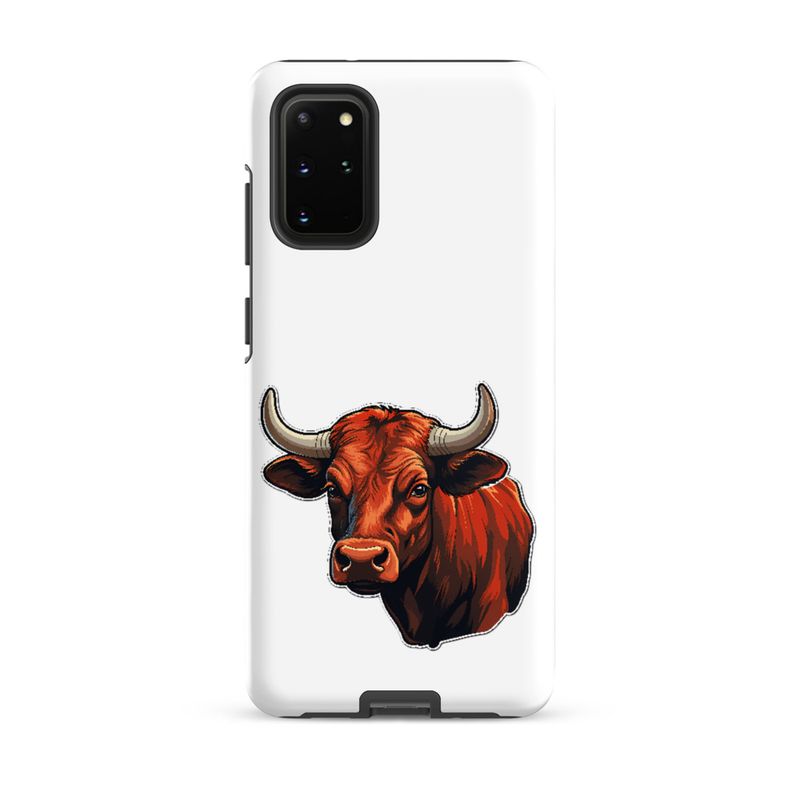 Tough Case for Samsung, Bull face, partial side view, bpor80