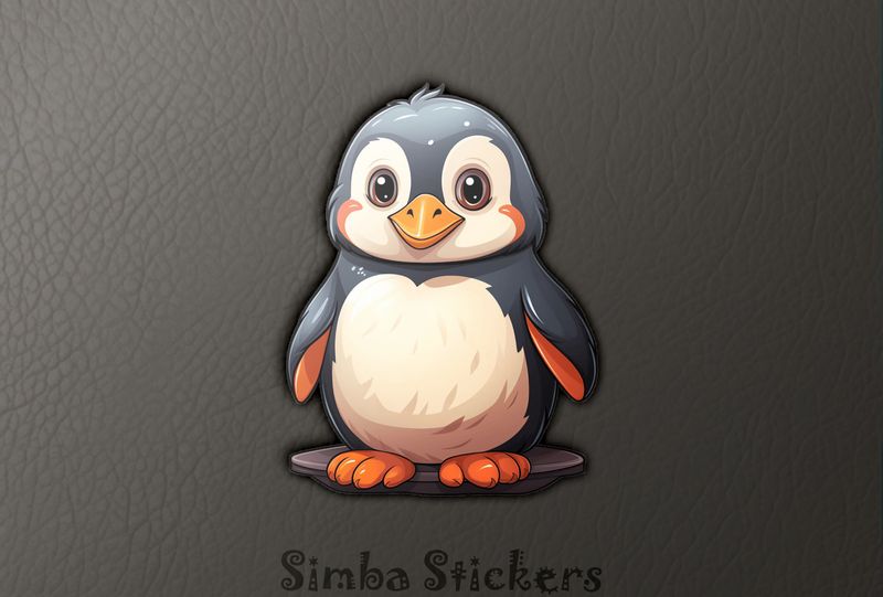 Baby penguin smiling, cm6ff5