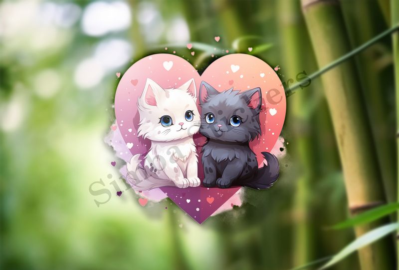 Cats in love