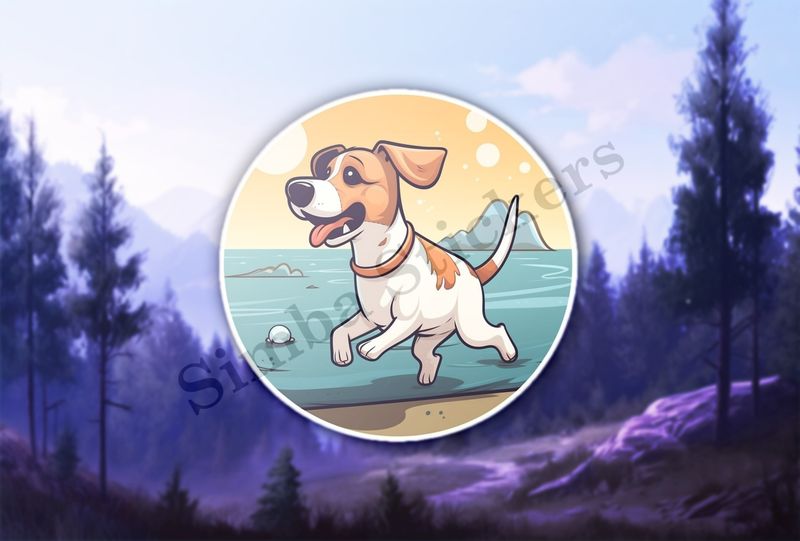 Dog on the beach