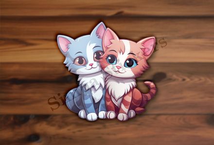 Cats in love